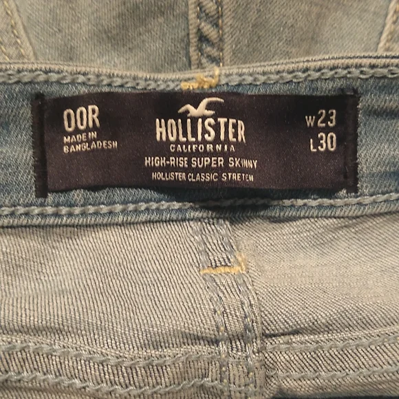 Hollister High-Rise Super Skinny Classic Stretch 00R W23 L30 - Picture 4 of 6